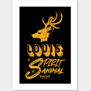 BEASTARS: LOUIS IS MY SPIRIT ANIMAL (GRUNGE STYLE) Posters and Art